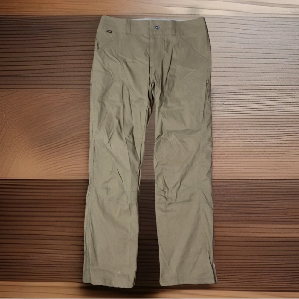 Kuhl Renegade Rock Pants Mens 31x30 Khaki Beige Cargo Outdoors Fishing Hiking
